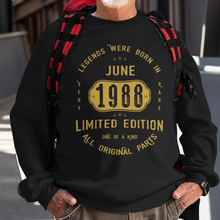1988 June Birthday Gift 1988 June Limited Edition Sweatshirt Gifts for Old Men