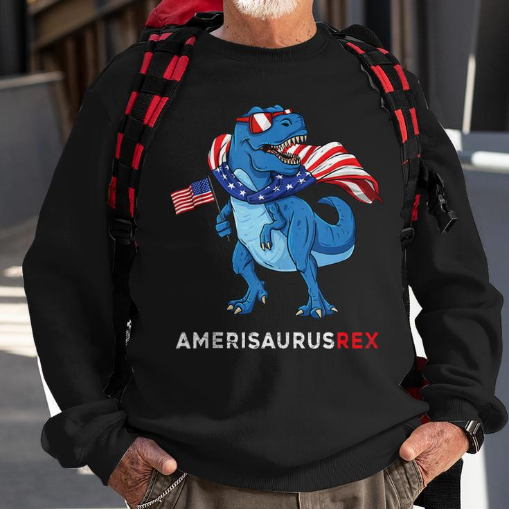 4Th Of July AmerisaurusRex Dinosaur Boys Kids Ns Sweatshirt Gifts for Old Men