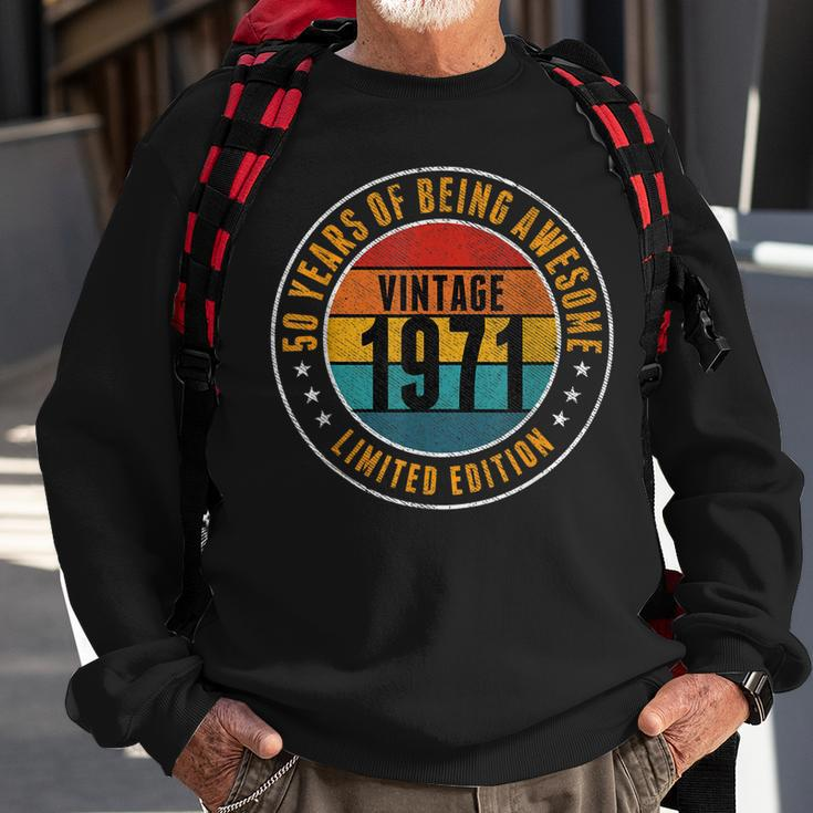 50 Year Old Vintage 1971 Limited Edition 50Th Birthday Sweatshirt Gifts for Old Men
