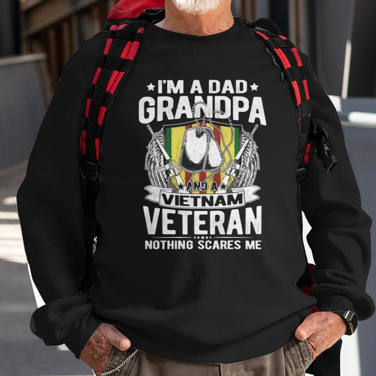 A Dad Grandpa And Vietnam Veteran Proud Retired Soldier Gift Sweatshirt Gifts for Old Men