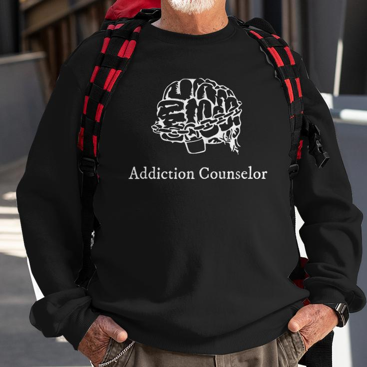 Addiction Counselorgift Idea Substance Abuse Sweatshirt Gifts for Old Men