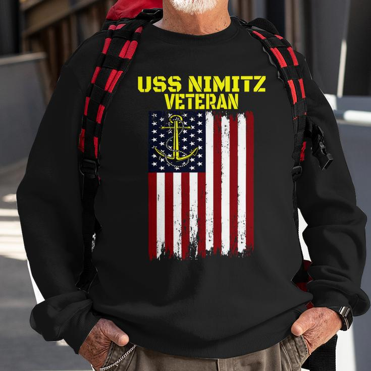Aircraft Carrier Uss Nimitz Cvn-68 Veterans Day Father Day T-Shirt Sweatshirt Gifts for Old Men