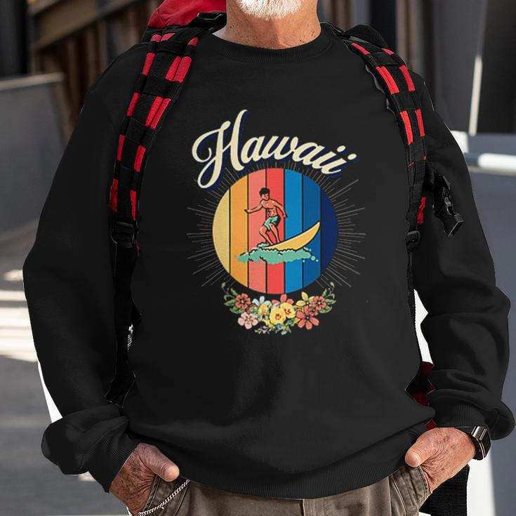 Alexi Ricci Hawaii Surf Man Sweatshirt Gifts for Old Men