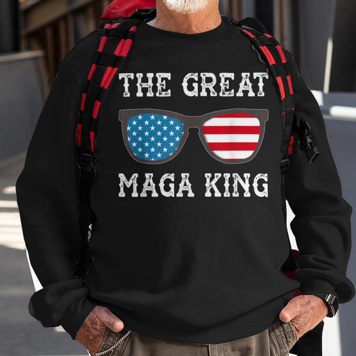 Anti Joe Biden Ultra Maga The Return Of The Great Maga King V3 Sweatshirt Gifts for Old Men