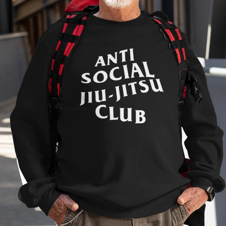 Anti Social Jiu Jitsu Bjj Sweatshirt Gifts for Old Men