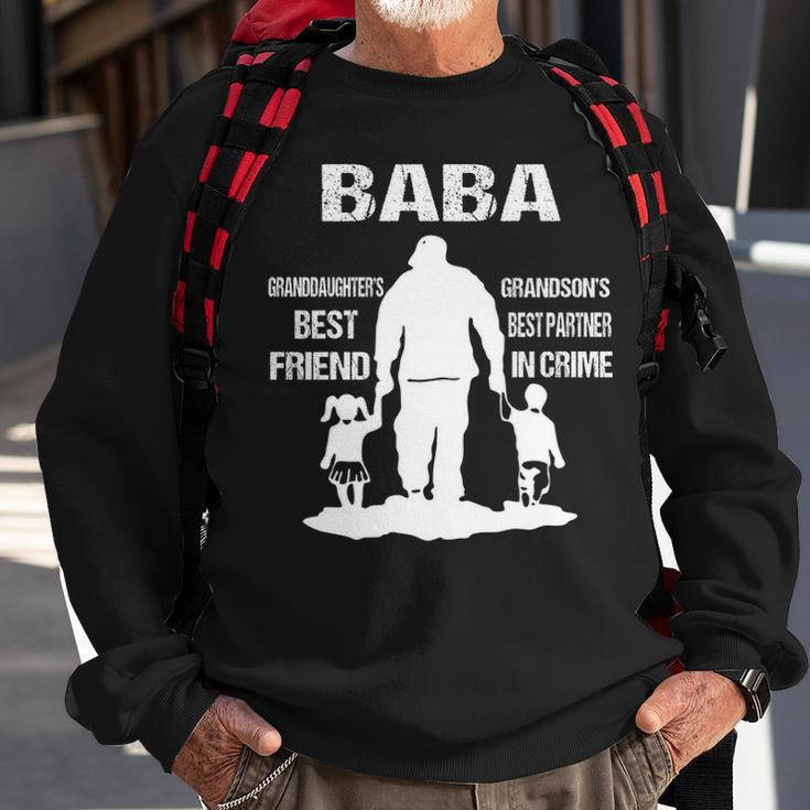 Baba Grandpa Gift Baba Best Friend Best Partner In Crime Sweatshirt Gifts for Old Men