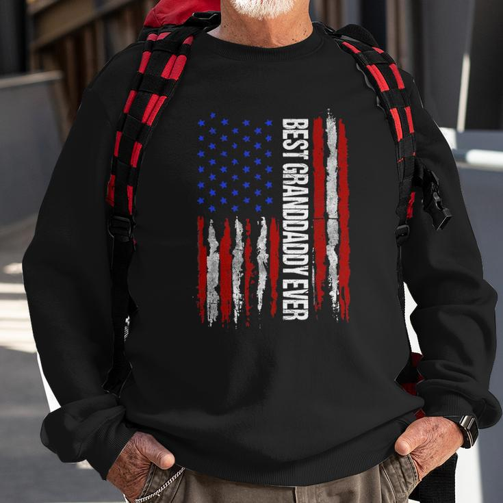 Best Granddaddy Ever Flag American Patriotic Sweatshirt Gifts for Old Men