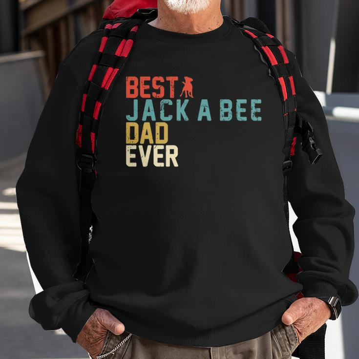 Best Jack-A-Bee Dad Ever Retro Vintage Sweatshirt Gifts for Old Men