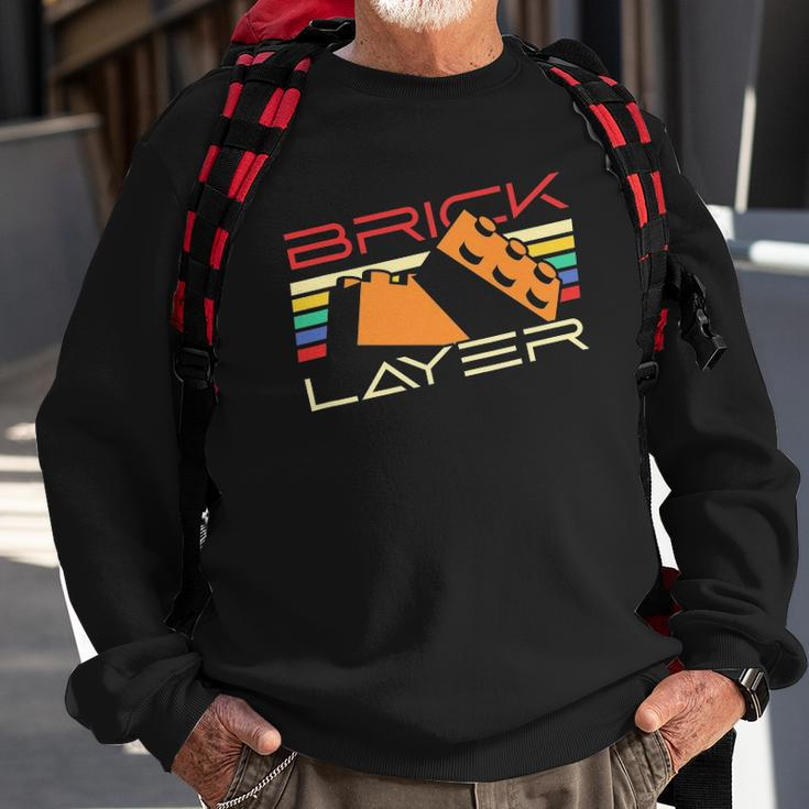 Brick Layer Master Builder Big Building Blocks Engineer Toy Sweatshirt Gifts for Old Men