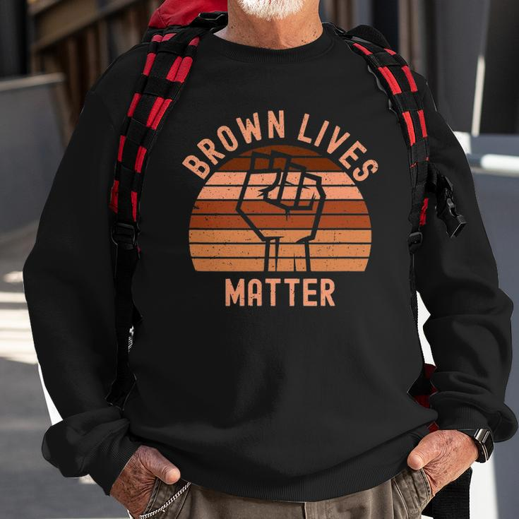 Brown Lives Matter Melanin For Men Women And Toddler Sweatshirt Gifts for Old Men