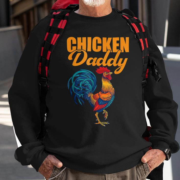 Chicken Chicken Chicken Daddy Chicken Dad Farmer Poultry Farmer Sweatshirt Gifts for Old Men