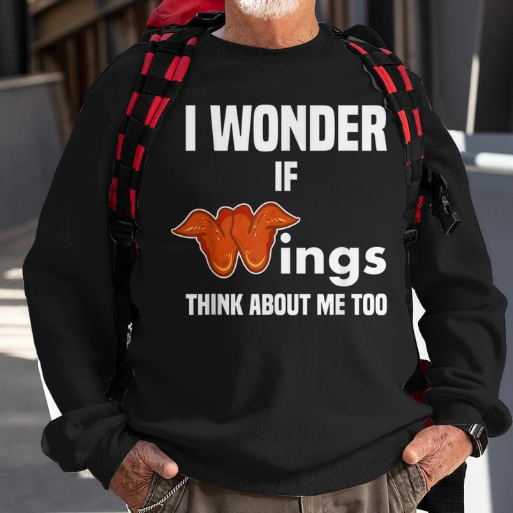 Chicken Wing Lover Funny Fried Chicken Lover Wings Sweatshirt Gifts for Old Men