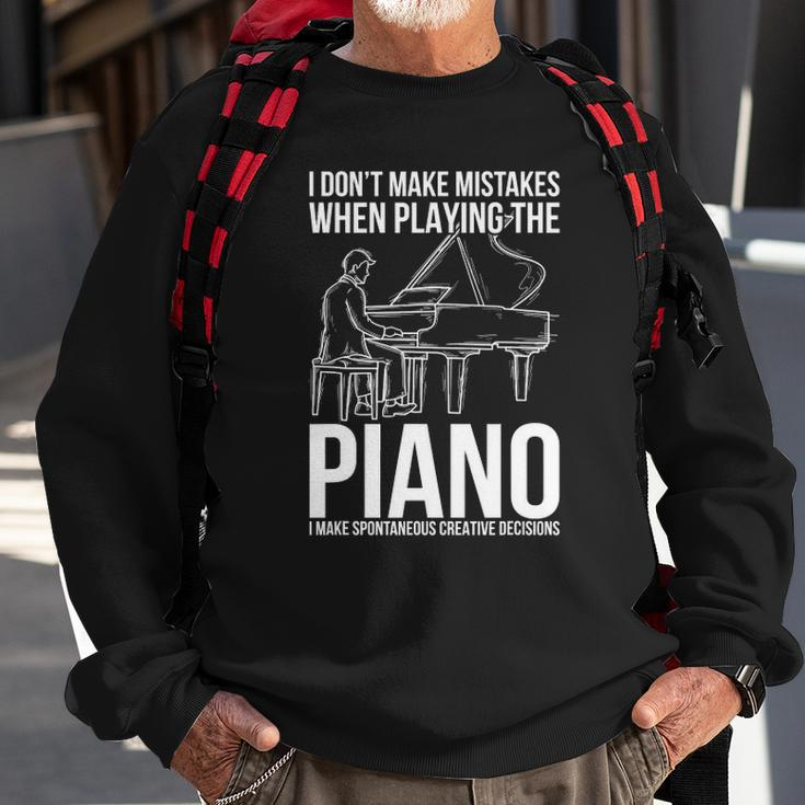 Classical Music Pianist Piano Musician Gift Piano Sweatshirt Gifts for Old Men