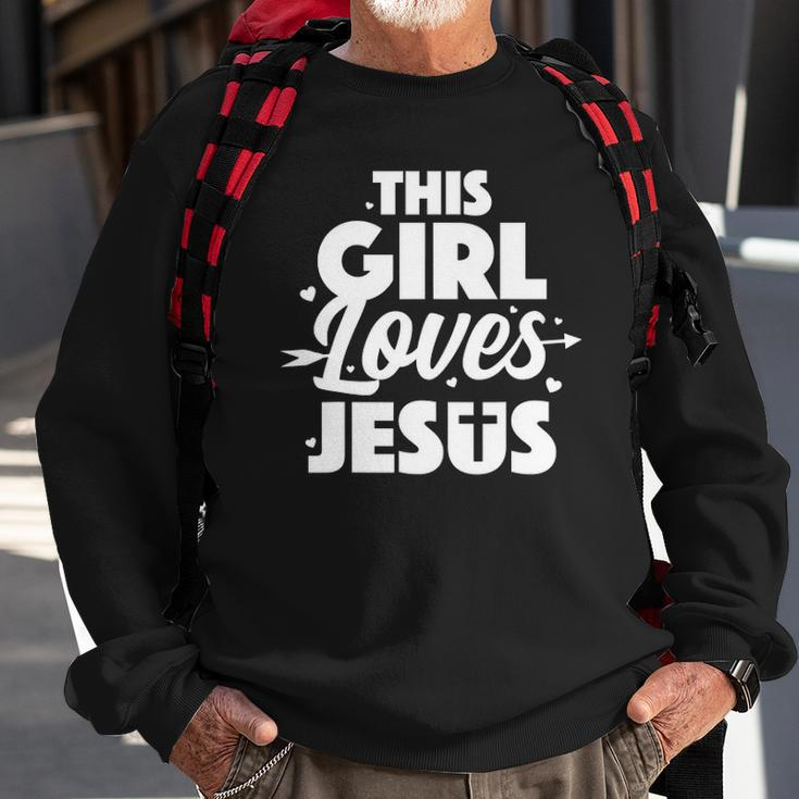 Cool Jesus Art For Girls Women Kids Jesus Christian Lover Sweatshirt Gifts for Old Men