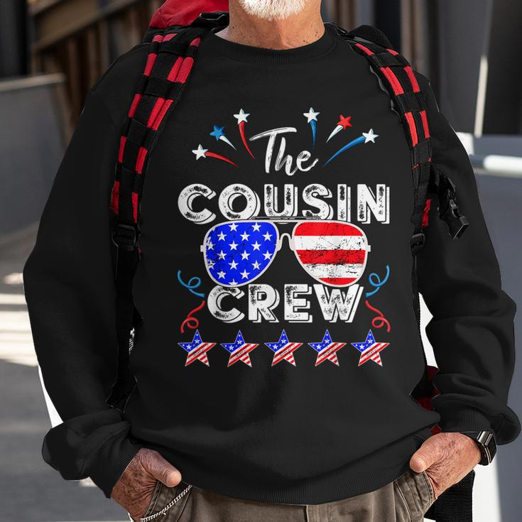 Cousin Crew 4Th Of July Patriotic American Family Matching V2 Sweatshirt Gifts for Old Men