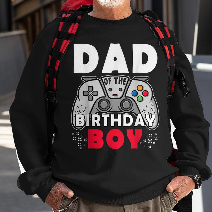 Dad Of Birthday Boy Time To Level Up Video Game Birthday Sweatshirt Gifts for Old Men