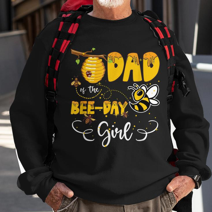 Dad Of The Bee Day Girl Hive Party Birthday Sweet Sweatshirt Gifts for Old Men