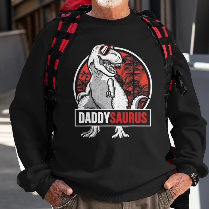 Daddysaurus Fathers Day Giftsrex Daddy Saurus Men Sweatshirt Gifts for Old Men