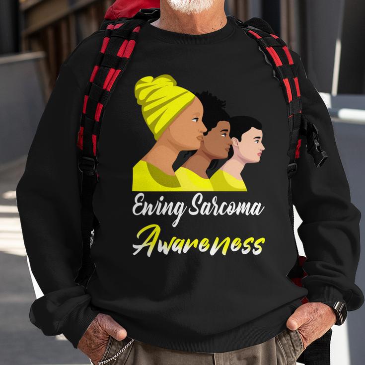 Ewings Sarcoma Awareness Yellow Women Ewings Sarcoma Ewings Sarcoma Awareness Sweatshirt Gifts for Old Men