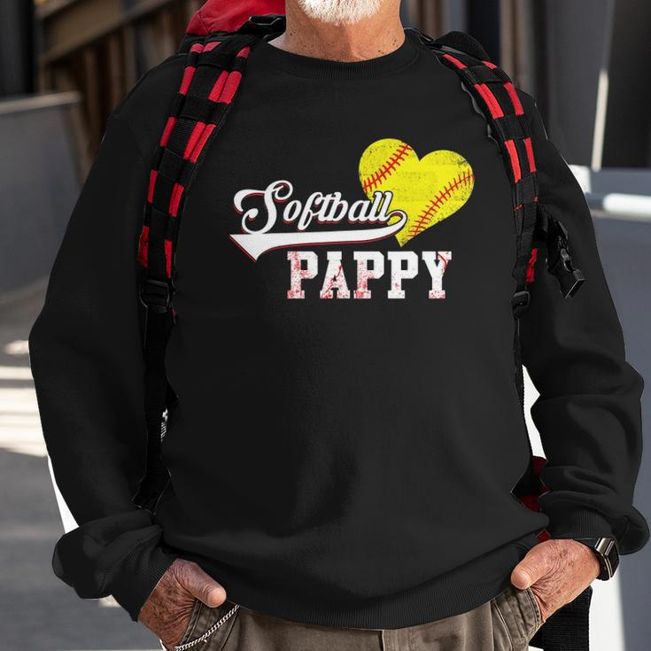 Family Softball Player Gifts Softball Pappy Sweatshirt Gifts for Old Men