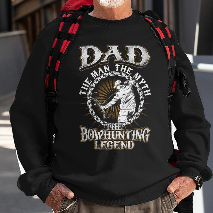Father Grandpa Dadthe Bowhunting Legend S73 Family Dad Sweatshirt Gifts for Old Men