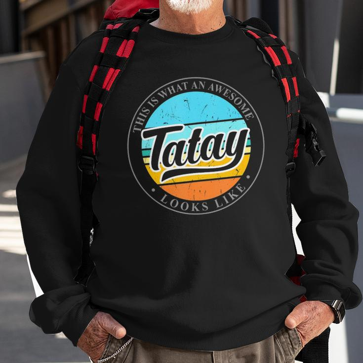 Fathers Day Gift For Tatay Filipino Pinoy Dad Sweatshirt Gifts for Old Men