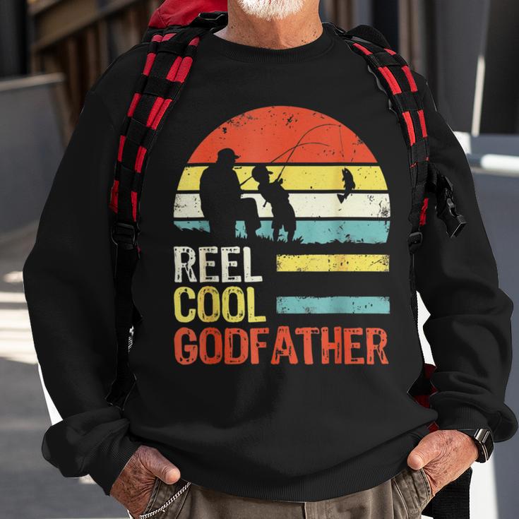 Fishing Reel Cool Godfather V3 Sweatshirt Gifts for Old Men