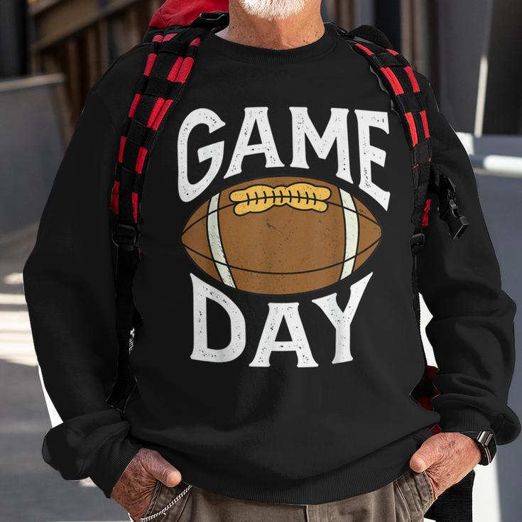 Football Player Vintage Game Day Sweatshirt Gifts for Old Men