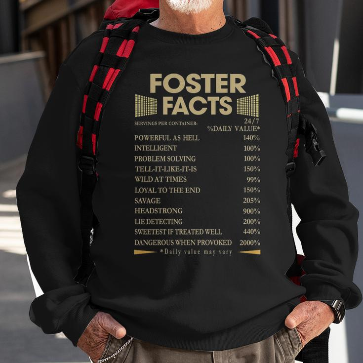 Foster Name Gift Foster Facts Sweatshirt Gifts for Old Men