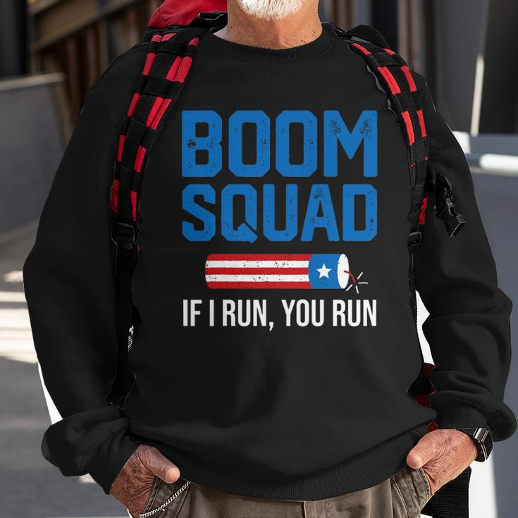 Fourth Of July 4Th July Fireworks Boom Patriotic American Sweatshirt Gifts for Old Men