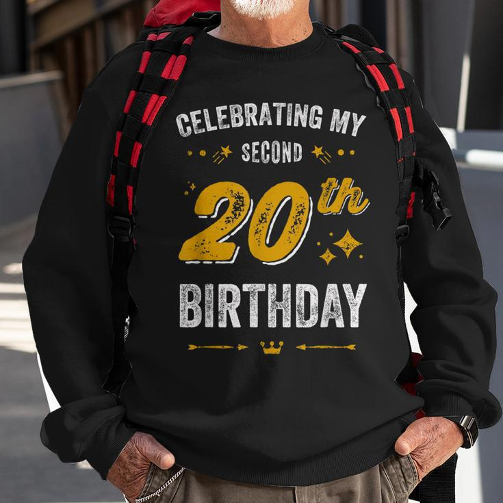 Funny 40Th Birthday Celebrating My Second 20Th Birthday Sweatshirt Gifts for Old Men