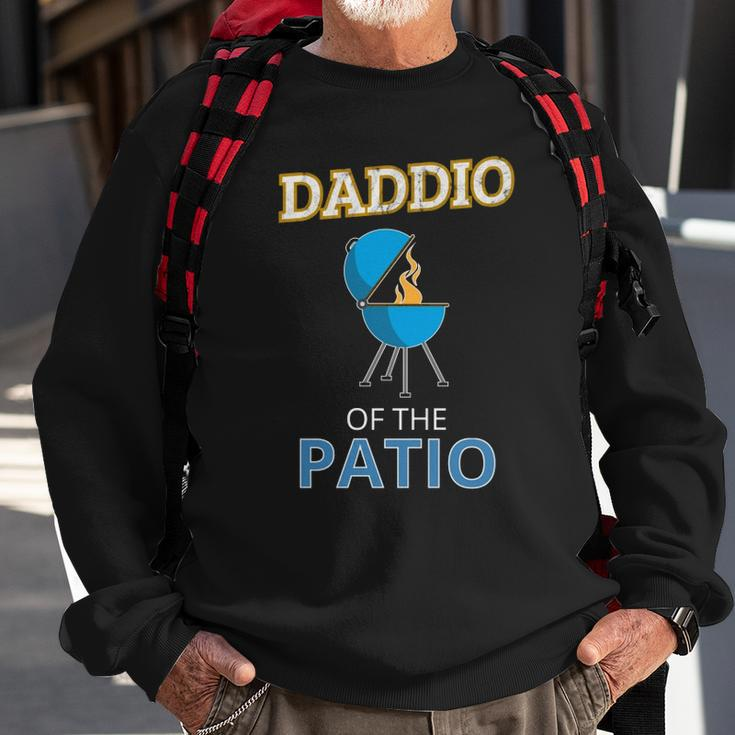Funny Daddio Of The Patio Fathers Day Bbq Grill Dad Sweatshirt Gifts for Old Men