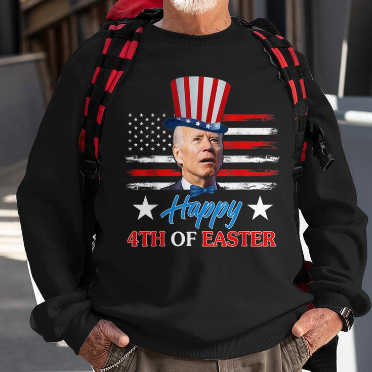 Funny Joe Biden Happy 4Th Of Easter Confused 4Th Of July Sweatshirt Gifts for Old Men