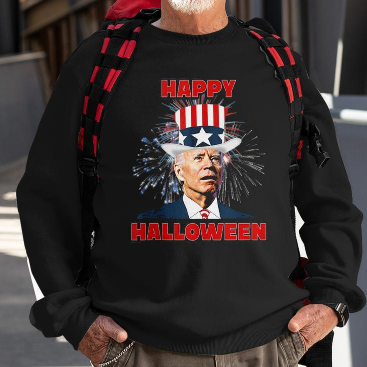 Funny Joe Biden Happy Halloween For Fourth Of July Sweatshirt Gifts for Old Men