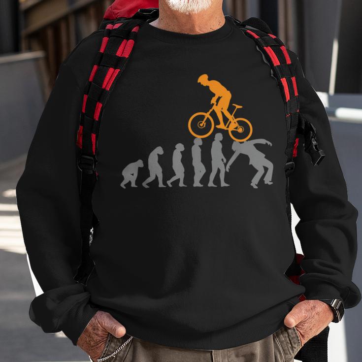 Funny Mountain Bike Evolution Biker Best Sweatshirt Gifts for Old Men