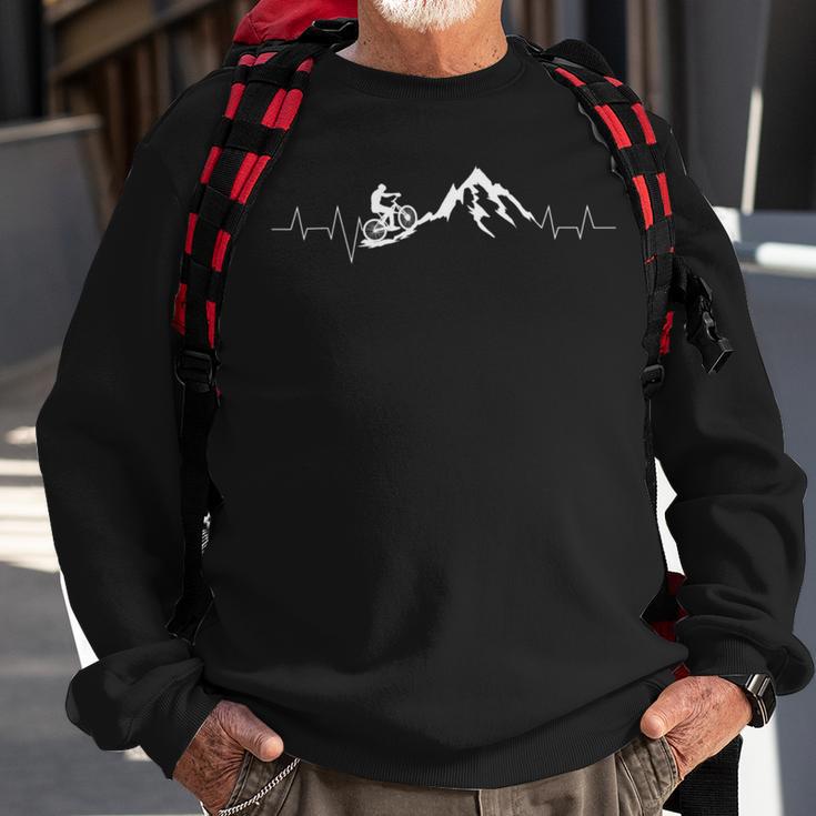 Funny Mountain Bike Evolution Biker Best V3 Sweatshirt Gifts for Old Men