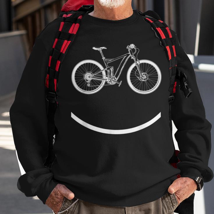 Funny Mountain Bike Evolution Biker Best V4 Sweatshirt Gifts for Old Men