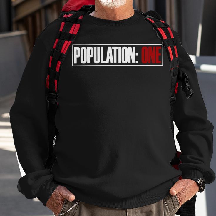 Funny Population One Vr Gamer Sweatshirt Gifts for Old Men