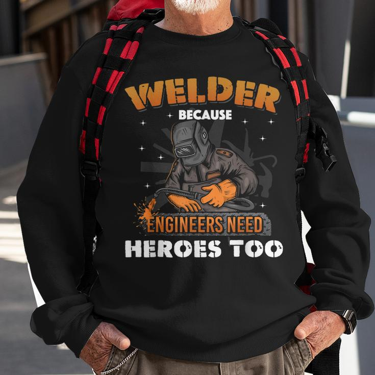 Funny Welding Art Men Women Welder Slworker Welding Lover Sweatshirt Gifts for Old Men