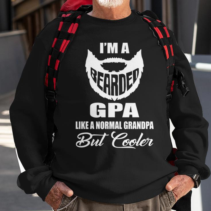 G Pa Grandpa Gift Bearded G Pa Cooler Sweatshirt Gifts for Old Men
