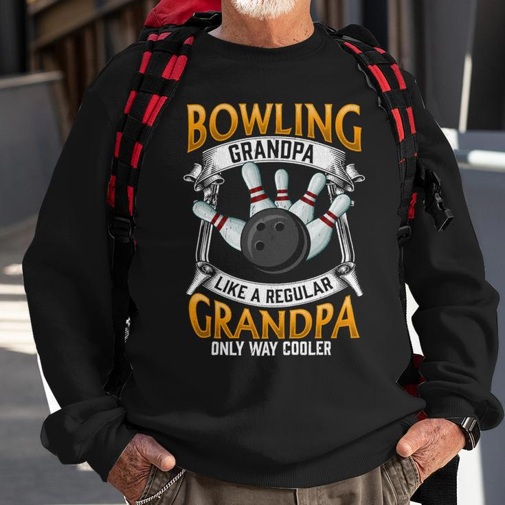 Grandfather Cool Grandad Bowler 416 Bowling Bowler Sweatshirt Gifts for Old Men