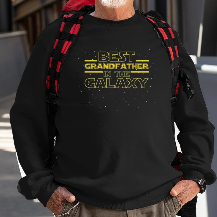 Grandpa Grandfather Gift Best Grandfather In Galaxy Sweatshirt Gifts for Old Men