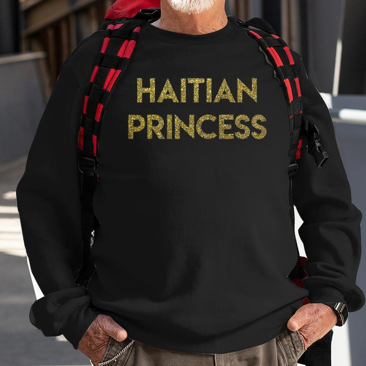 Haitian Pride Gold - Haitian Princess Sweatshirt Gifts for Old Men