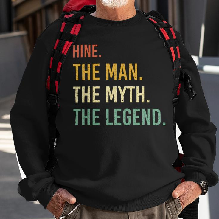 Hine Name Shirt Hine Family Name V2 Sweatshirt Gifts for Old Men
