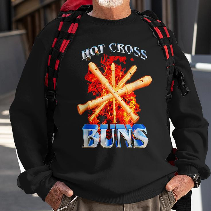 Hot Cross Buns V2 Sweatshirt Gifts for Old Men