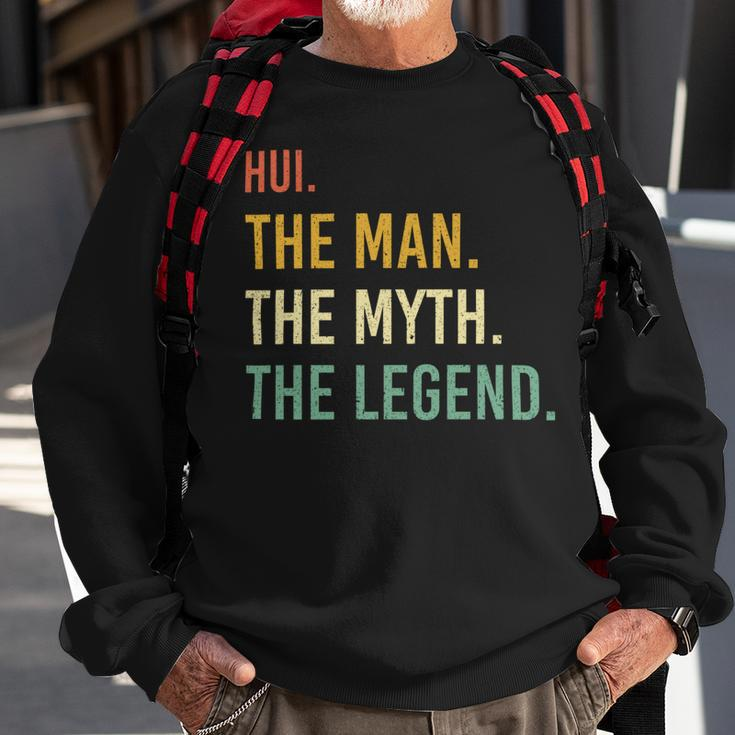 Hui Name Shirt Hui Family Name V3 Sweatshirt Gifts for Old Men