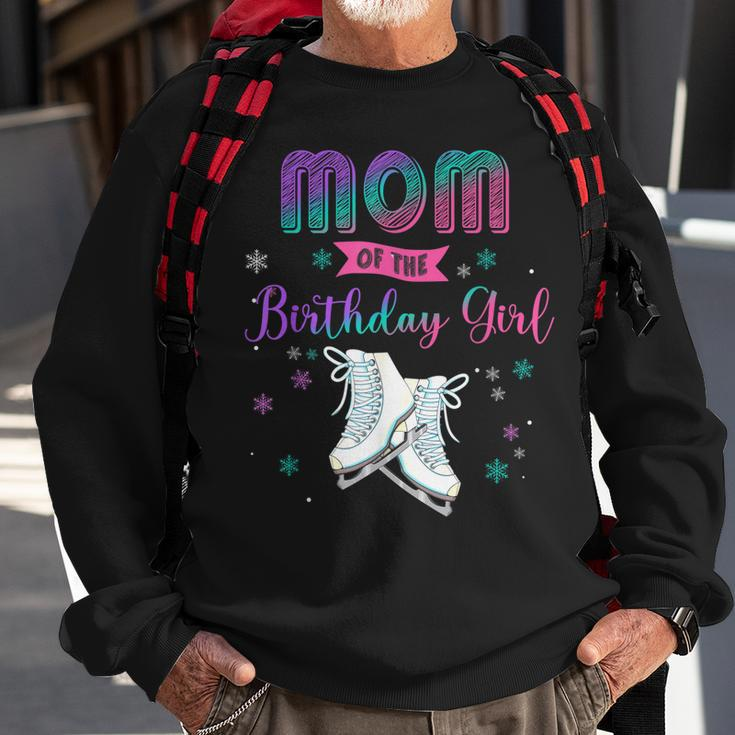 Ice Skating Mom Of The Birthday Girl Family Matching Sweatshirt Gifts for Old Men