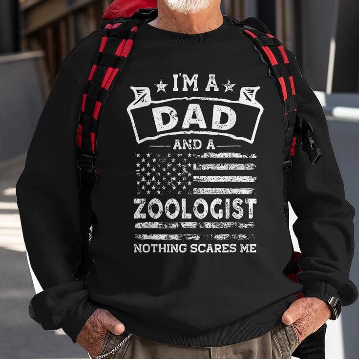 Im A Dad And Zoologist Funny Fathers Day & 4Th Of July Sweatshirt Gifts for Old Men