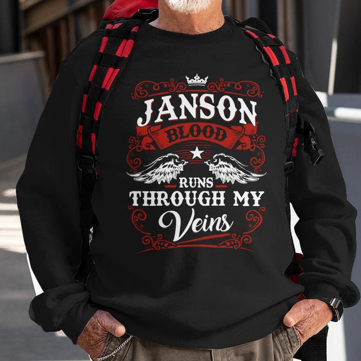 Janson Name Shirt Janson Family Name V3 Sweatshirt Gifts for Old Men