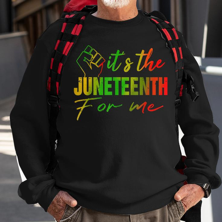 Junenth Its The Junenth For Me Junenth 1865 Sweatshirt Gifts for Old Men